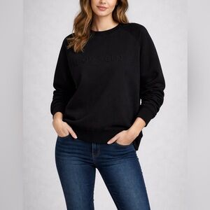 Body Glove Black Crewneck Sweatshirt XXL Embossed Logo GUC |Unisex| cozy basic|